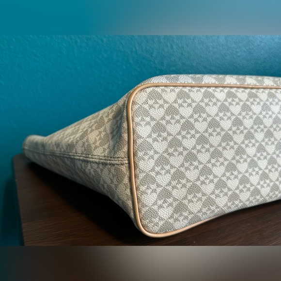 Kate Spade NY Margarita Tote Bag Gray & White Logo - Picture 5 of 16